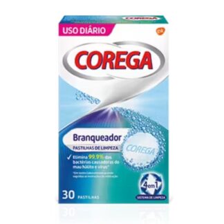Corega Branqueador 30 Pastilhas
