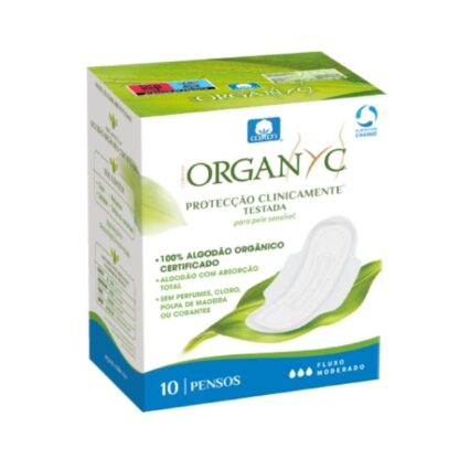 Organyc Penso Higiénicos Moderado 10 Saquetas