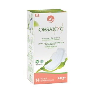 Organyc Penso Higiénicos Pós-Parto Extra 14 Pensos