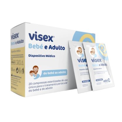 Visex Bebé e Adulto 20 Compressas Esterilizadas