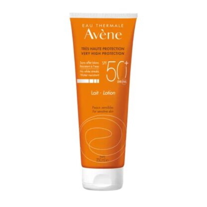 Descubra o Avène Solar Leite SPF50+ - 250ml, disponível na Pharmascalabis, a sua farmácia online de eleição. Este leite solar oferece proteção solar muito elevad
