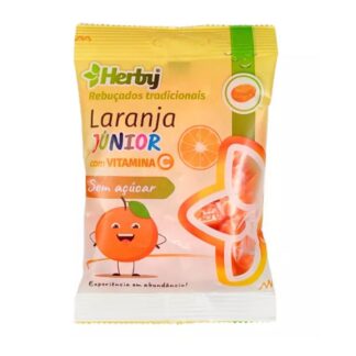 Introduza um delicioso aliado na dieta dos mais jovens com os Rebuçados Herby Júnior Laranja Com Vitamina C Sem Açúcar