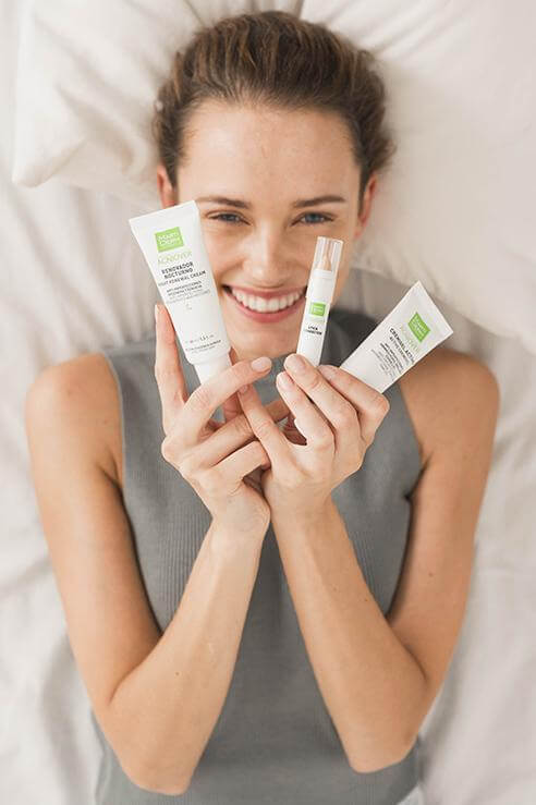 Rotina para tratar o acne