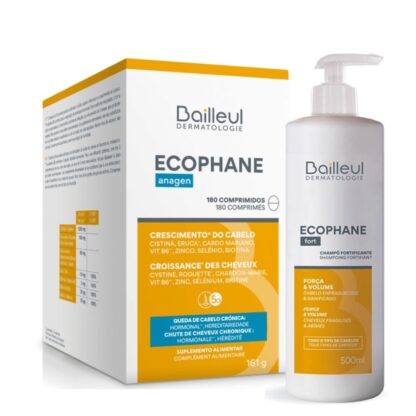Ecophane Anagen 180 comp + Champô Fortificante 500