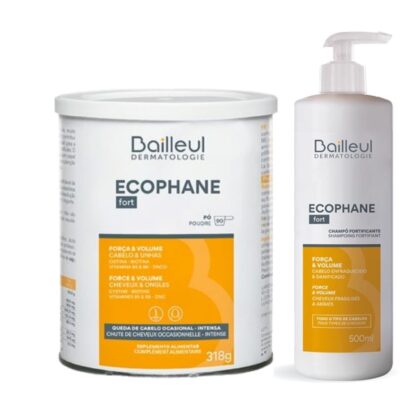 Ecophane Fort Pó Lata + Champô Fortificante 500