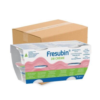 Fresubin DB Creme Morango Silvestre - 6 Packs de 4x125g