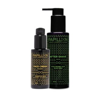 Papillon Pack Creme Vitamina C and After Shave – Cuidados essenciais para uma pele radiante e protegida
