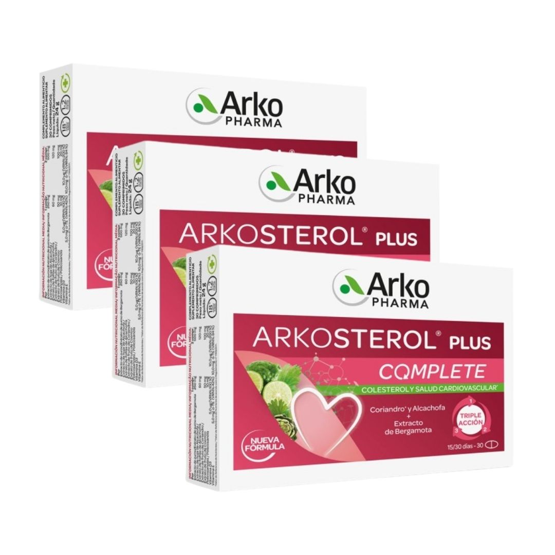 Arkosterol Plus Completo 3x30 Comprimidos - Pharma Scalabis