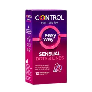Control Sensual Dots & Lines Easy Way 10 Preservativos