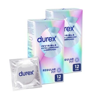 Durex Invisible Extra Lubrificado 2x12 Preservativos