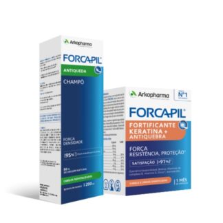 Forcapil Fortificante 60 Cápsulas + Champô Antiqueda 200 ml
