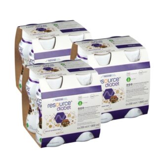 Nestlé Resource Diabet Cafe 4x200ml - Pack 3