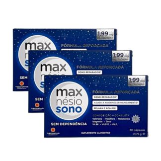 Maxnésio Sono 3x30 Cápsulas