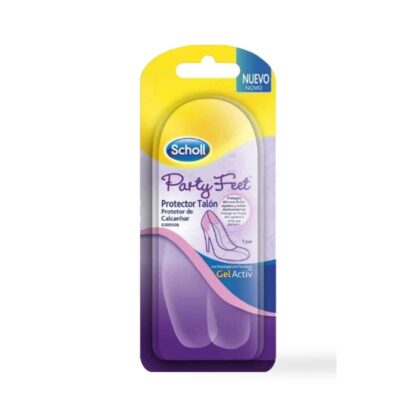Scholl Plantillas de Gel Protector de Talón Activ Party Feet