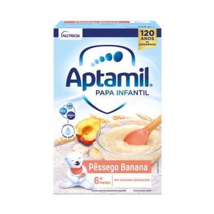 Aptamil Papilla Infantil Melocotón-Plátano 6M+ - 225gr