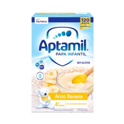 Aptamil Papilla Infantil Arroz Plátano 4M - 225gr