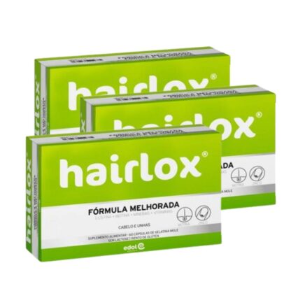 Hairlox Cabelo e Unhas 3x60 Cápsulas