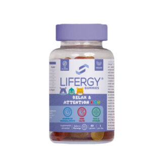 Lifergy Gummies Relax Attention Kids 60 Gomas – Tranquilidade e Concentração para os Mais Pequenos
