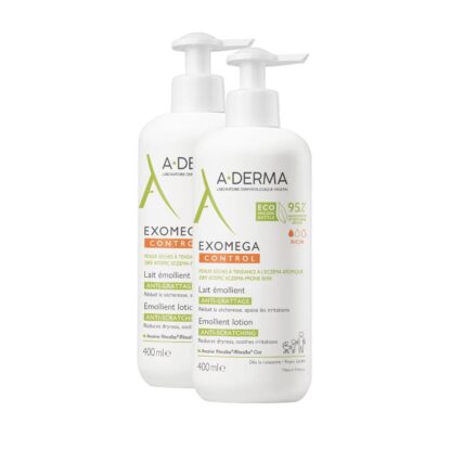 A-Derma Exomega Control Leite Emoliente 2x400ml