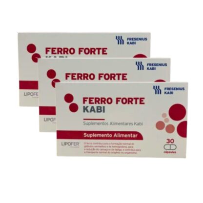 Ferro Forte Kabi 30 Cápsulas – Pack 3