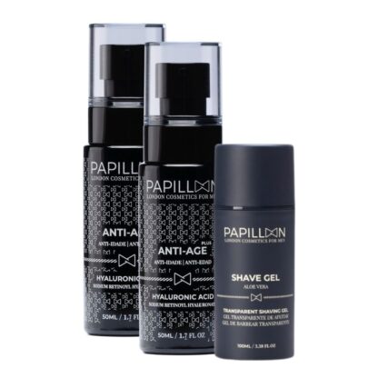 Papillon Anti-Age Plus 2x50ml + Shave Gel 100ml