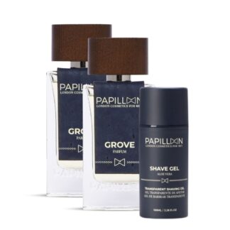 Papillon Grove Eau de Parfum 2x50 ml + Shave Gel 100ml