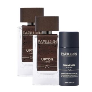 Papillon Upton Eau de Parfum 2x50ml + Shave Gel 100ml