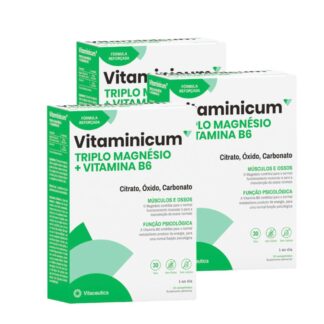 VITAMINICUM TRIPLO MAGNESIO + VIT B6 3x30 comprimidos