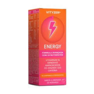 Vityzer Energy Limonada de Morango – 20 Comprimidos Efervescentes