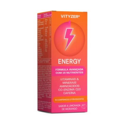 Vityzer Energy Limonada de Morango – 20 Comprimidos Efervescentes