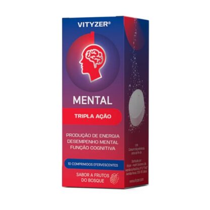 Vityzer Mental Frutos do Bosque – 20 Comprimidos Efervescentes