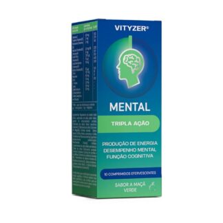 Vityzer Mental Maçã Verde – 20 Comprimidos Efervescentes