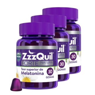 ZzzQuil Forte Natural Melatonina 3x30 Gomas - Vicks