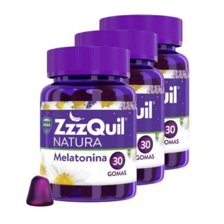 ZzzQuil Natural Melatonina 3x30 Gomas - Vicks