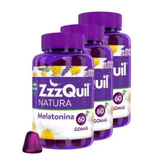 ZzzQuil Natural Melatonina 3x60 Gomas - Vicks