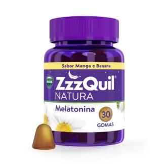 ZzzQuil Natural Melatonina Manga_Banana 30 Gomas - Vicks