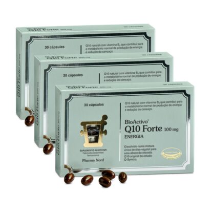 BioActivo Q10 Forte 100mg - 3x30 Cápsulas