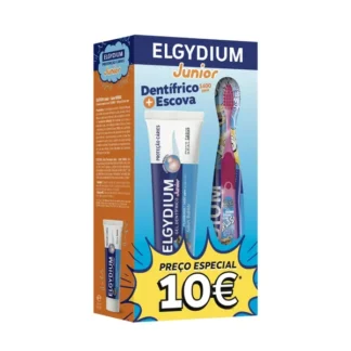 Elgydium Junior Kit Pasta dentífrica Chicle + Cepillo de dientes