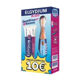 Imagen ilustrativa Kit dentífrico infantil Elgydium Bayas + Cepillo de dientes
