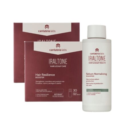 Iraltone Hair Resilience Booster 2x30 Ampolas - Oferta Iraltone Champô Seboregulador