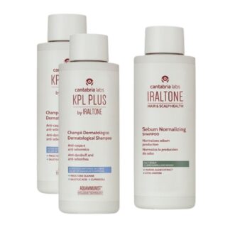 Champú KPL Plus 2x200 ml+ + Iraltone Seborregulador