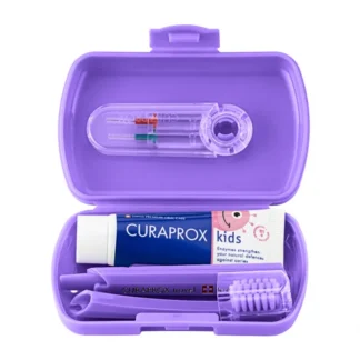 Curaprox Kit de Viagem Kids - Roxo (6-12 anos)